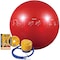 Gofit Professional Grade Core Stability Ball (65cm; Red) GF-65PRO - alternate 2